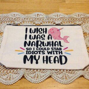 Funny cosmetic / makeup / toiletry bag